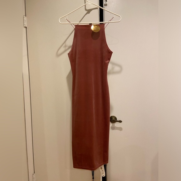 NWOT Pink velvet Forever 21 dress size small - Picture 5 of 7